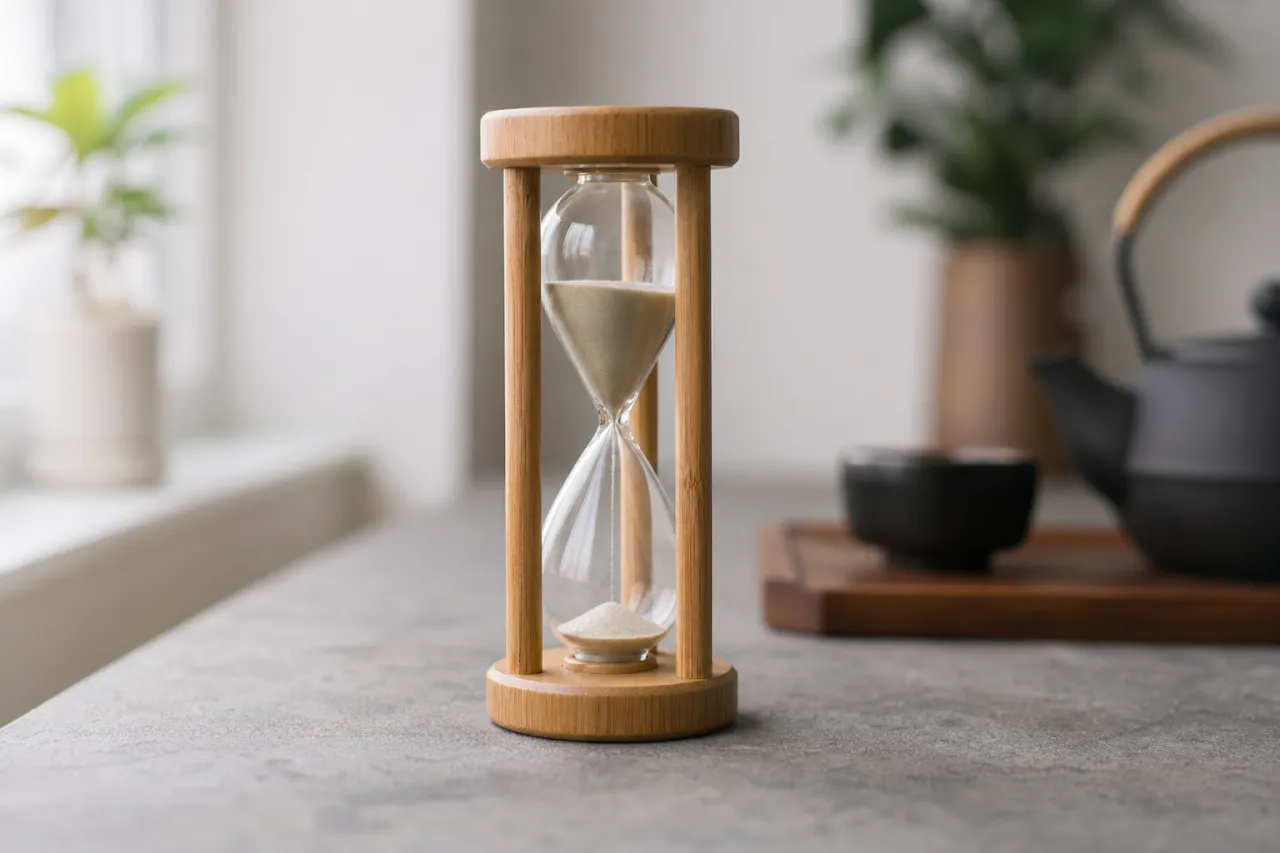 Tee-Timer oder Sanduhr für den perfekten Aufguss